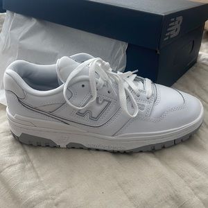 New balance 550 white grade school boys size 6.5 / womens 8